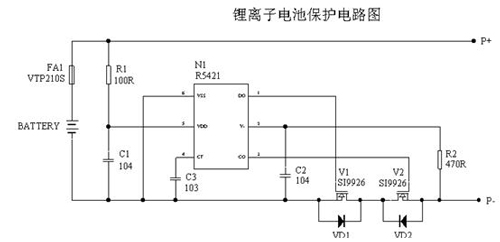 汽車應(yīng)急啟動(dòng)電源內(nèi)鋰離子電池保護(hù)原理